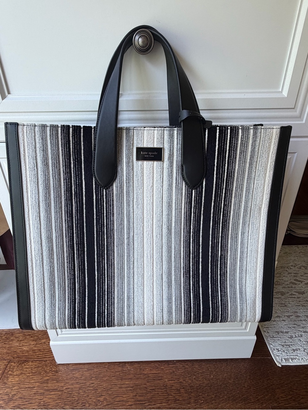 NEVER USED! Kate Spade Manhattan Striped Woven Tote